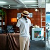 夏季新款男士真丝羊绒混纺 海鸥领/翻领三扣POLO衫T恤  两款六色可选-不退换 商品缩略图3
