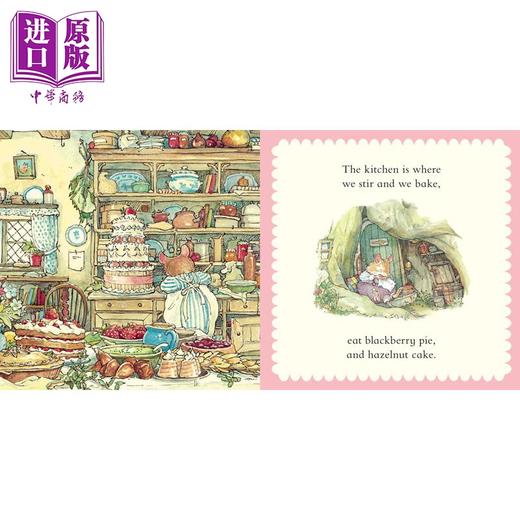 【中商原版】野蔷薇村的故事 小鼠之家 Brambly Hedge House for a Mouse 英文原版 纸板书 亲子绘本 轻柔韵律故事书 进口童书 商品图1