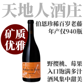 【天地人伯恩珍稀百岁老藤】  2023 天地人萨维尼伯恩老藤干红   Lou Dumont Savigny les Beaune   Rouge Vieilles Vignes