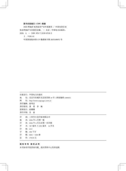 2025钙钛矿光伏技术产业年度报告 商品图1
