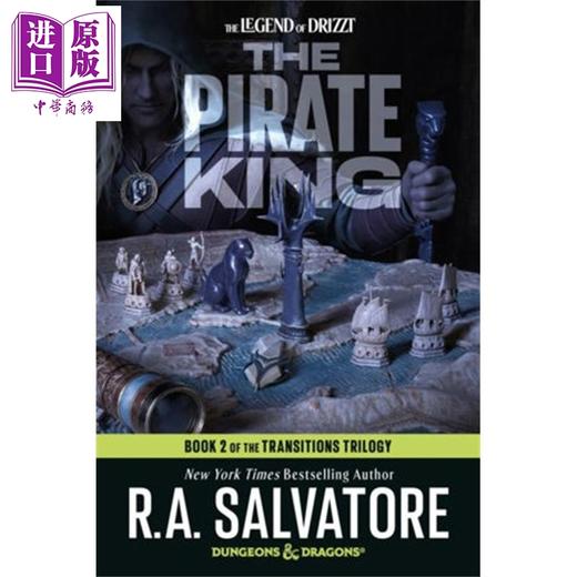 预售 【中商原版】海盗之王 龙与地下城 转生三部曲 第2部 The Pirate King 英文原版  R A Salvatore 奇幻小说  商品图0