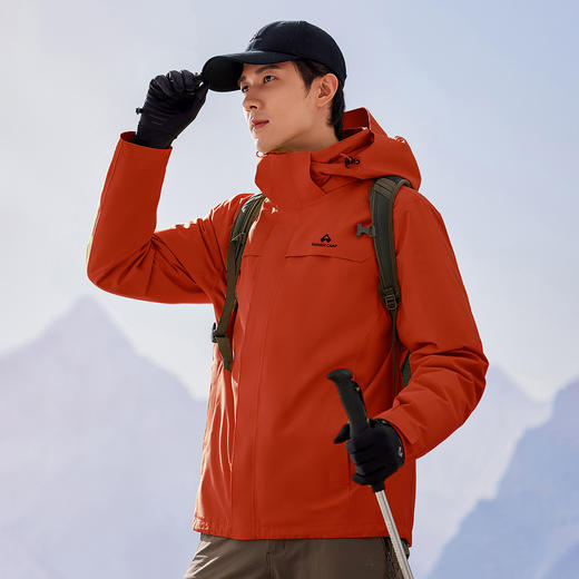 【朱雀冲锋衣】拓路者单层登山服男款防风防水外套 商品图8