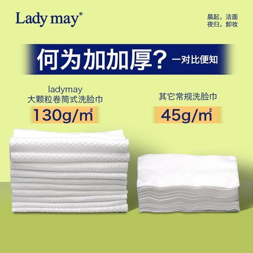 lady may 超厚毛巾质感型洗脸巾 绵柔加厚 柔软亲肤 商品图5