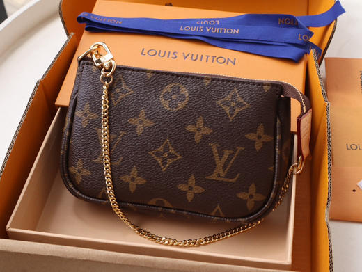 春夏特惠💰560 渠道级 te级LV Mini Pochette Accessoires M58009老花/白格 商品图1