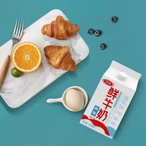 三元500ml脱脂鲜牛奶 商品图4