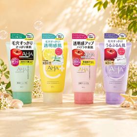 【保税】日本进口AHA按泡沫洗面奶 洗卸合一温和清洁滋润保湿果酸洁面