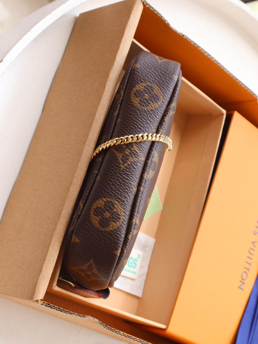 春夏特惠💰560 渠道级 te级LV Mini Pochette Accessoires M58009老花/白格 商品图6