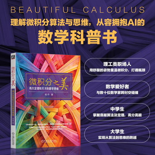 微积分之美 伟大定理和天才的数学思维 侯丹 微积分思维 数学思维 微积分知识 微积分书籍 商品图3
