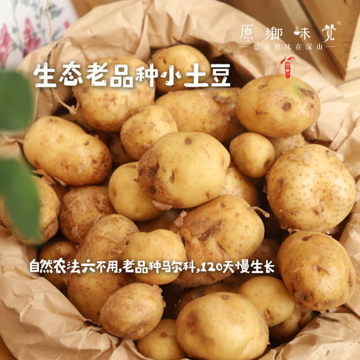 生态老品种小土豆（基地直发-中通包邮）| 1.5kg/2.5kg，来自湖北咸宁，生产者：沈师杰【合作生产，公平贸易】 商品图0