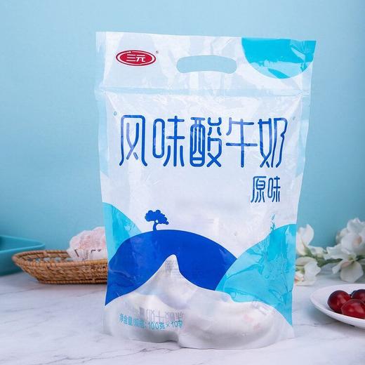 三元100g*10大包酸牛奶(原味) 商品图6