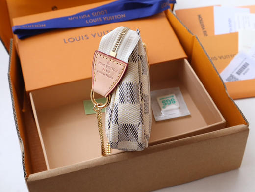 春夏特惠💰560 渠道级 te级LV Mini Pochette Accessoires M58009老花/白格 商品图4