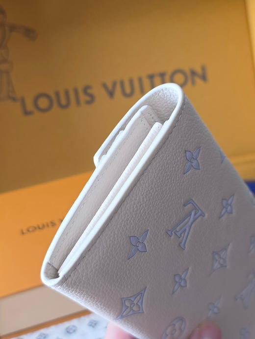 春夏特惠💰500 原单LV 长款钱包M27740蓝 商品图5