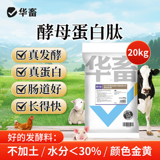 华畜酵母蛋白肽20kg提高饲料转化率 商品图0