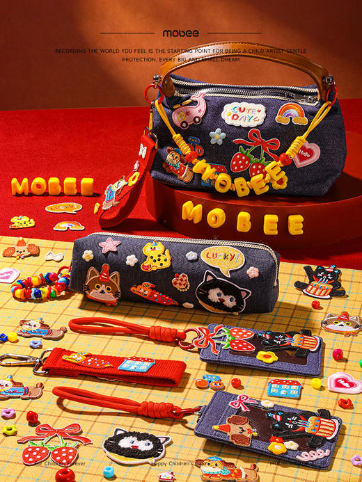 儿童手工diy材料牛仔包盲盒戳戳乐创意粘贴玩具六一生日礼物mobee 3岁+ 商品图3