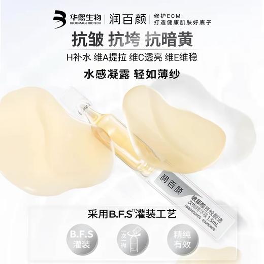 【到手20支】润百颜玻尿酸抚纹靓透次抛精华液 1.5ml*5支*4  A-5007-1（效期28-4） 商品图3