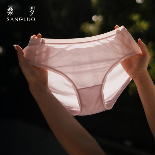 2 In 1私密衣橱 」桑罗100%桑蚕丝真丝内裤组合礼盒2条装 商品图2