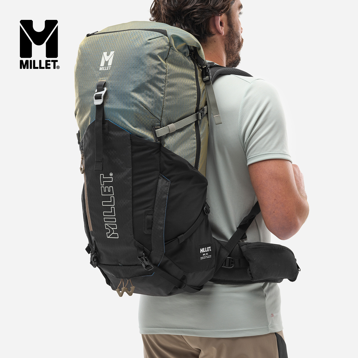 MILLET 觅乐UBIC系列男女同款户外登山徒步35L双肩包 MIS2421tbzg