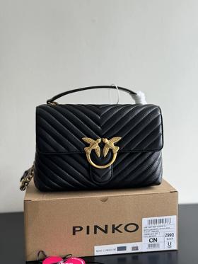 PINKO女士包袋经典斜跨单肩大号飞鸟包燕子包 PIN047A0GK★