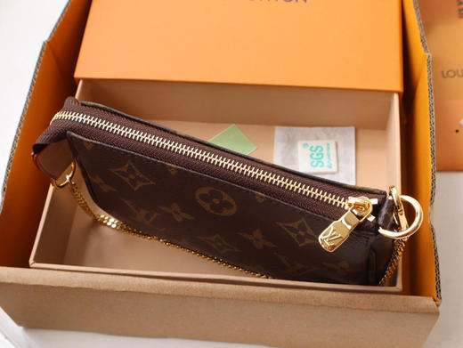 春夏特惠💰560 渠道级 te级LV Mini Pochette Accessoires M58009老花/白格 商品图7