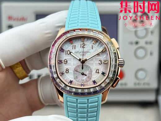 PPM百达翡丽Aquanaut系列 糖豆圈 彩虹圈手雷7968 V2版 中性腕表 男女皆可佩戴 小手腕福音！Luce7968-“彩虹”计时腕表！ 商品图0