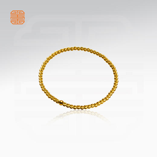 玺匠金铺《时来运转》足金9999 黄金手链 生日礼物 商品图4