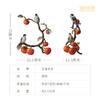 铜师傅《喜事多多》喜鹊柿子铜摆件 家居新中式乔迁开业喜庆礼品 商品缩略图6