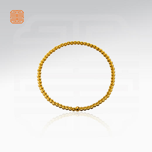 玺匠金铺《时来运转》足金9999 黄金手链 生日礼物 商品图3