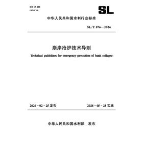 SL/T876-2026崩岸抢护技术导则（中华人民共和国水利行业标准）