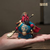 铜师傅《萌刀关羽》武财神关二爷铜摆件 办公桌书房创意工艺品 商品缩略图4