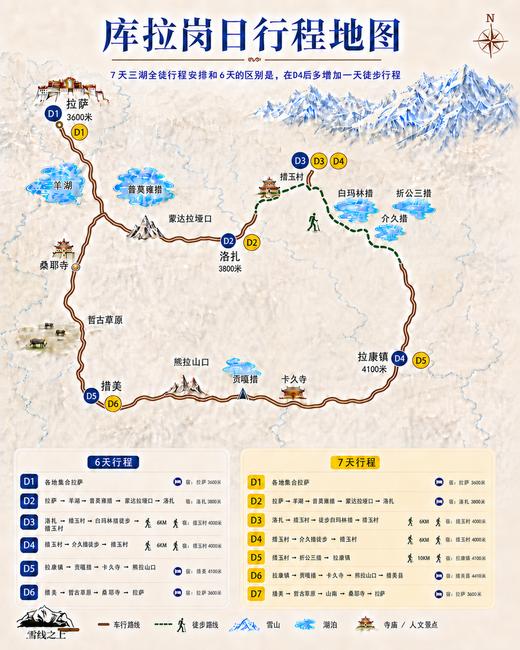 山湖一体的喜马拉雅秘境 |  6日库拉岗日行程 商品图2
