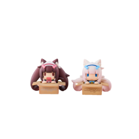 【盒损残次A类】MAGI ARTS 猫娘乐园 巧克力&香草 Q版手办（套装版）