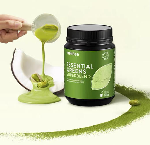 澳洲原装进口melrose小绿粉膳食纤维粉200g  A-6060（效期27-5） 商品图2