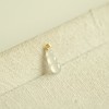 高考季 米马特别福利 18k金镶嵌缅甸冰底连中三元 约13*5mm 起胶起荧  小小一颗很精致 商品缩略图0
