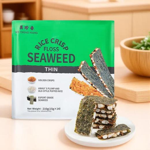 聚便利 x Costco 开市客 美珍香米酥肉松海苔片 尝鲜分装 15g/包 商品图1