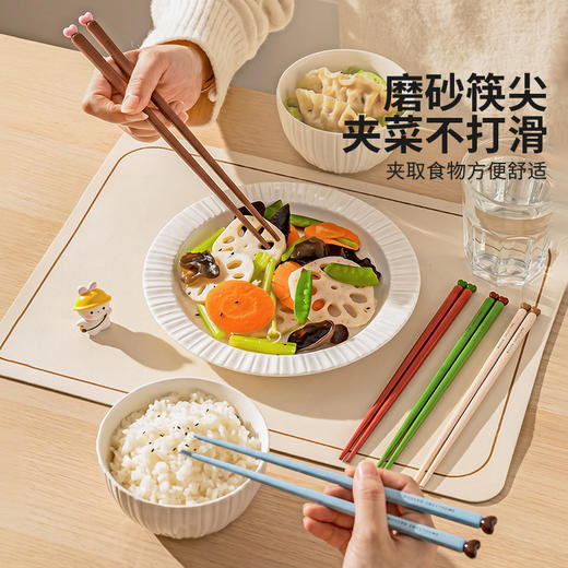 摩登主妇合金筷子家用高档抗菌防霉个人专用2026新款可进洗碗机 商品图3