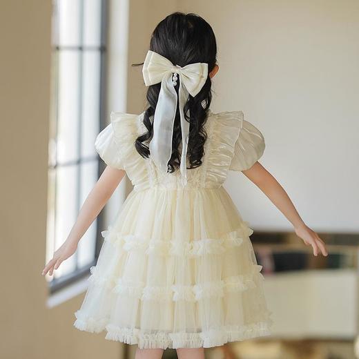 女童泡泡袖公主裙夏季新款女孩生日礼服裙子洋气儿童连衣裙100-140★娃娃优选 商品图3