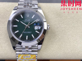 ARF劳力士日志型41mm 渐变绿 烟熏绿 丹东3235一体机 五珠链 904L钢 男士腕表