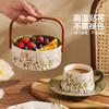 摩登主妇陶瓷水果篮高颜值客厅茶几家用果盘轻奢零食干果摆放盘子 商品缩略图1