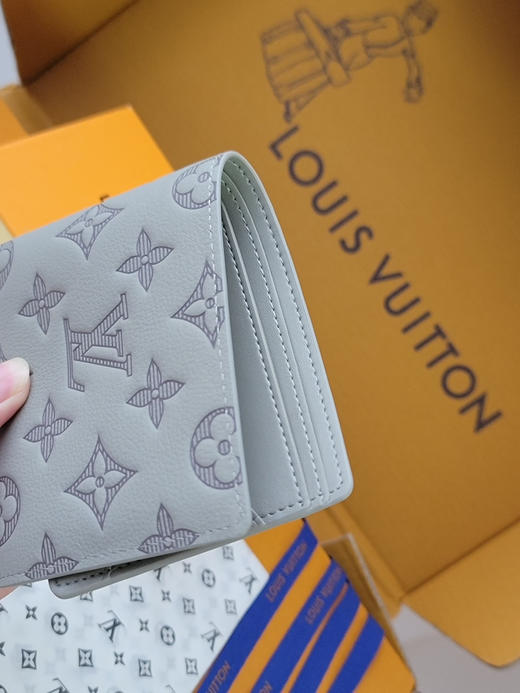 春夏特惠💰370 原单LV 短款钱夹M14802冰灰 商品图2