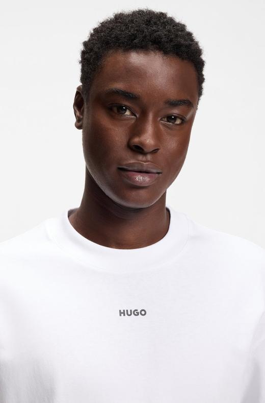HUG0 极简小标短袖T恤✨ TX708 商品图1