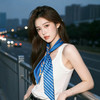 万事利SHINE系列双面印花小方巾/斜巾-燃 商品缩略图10