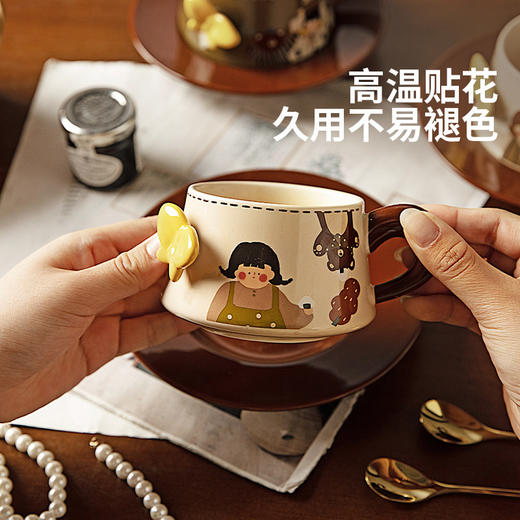 摩登主妇咖啡杯高档精致杯架套装结婚新婚礼物乔迁搬家伴手礼杯子 商品图1