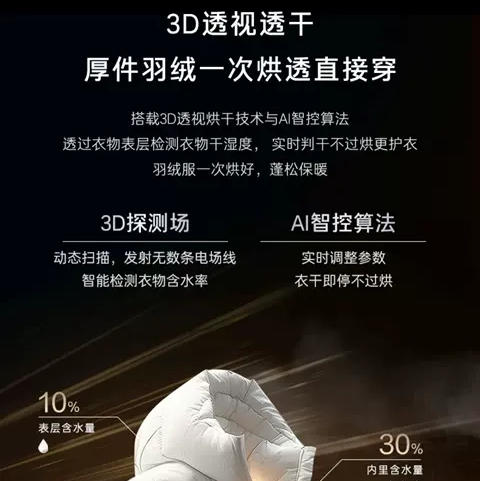 卡萨帝（Casarte）洗烘套装 CE B10LWGLDU1+CG S10TGGLDU1 商品图11