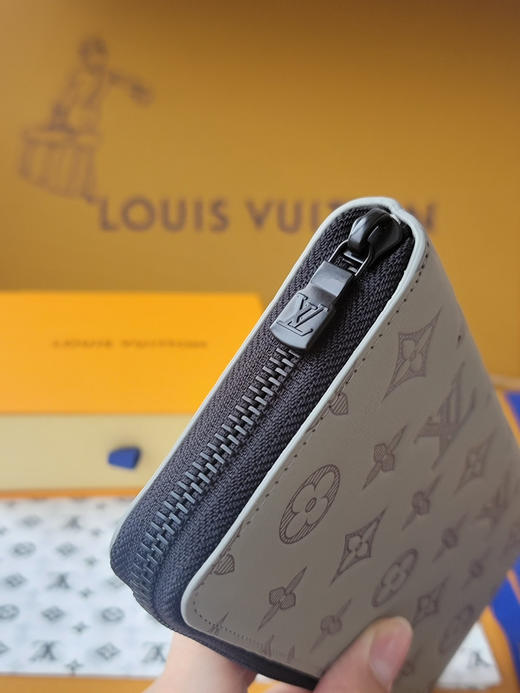 春夏特惠💰460 原单LV 长款钱夹M14783冰灰 商品图3