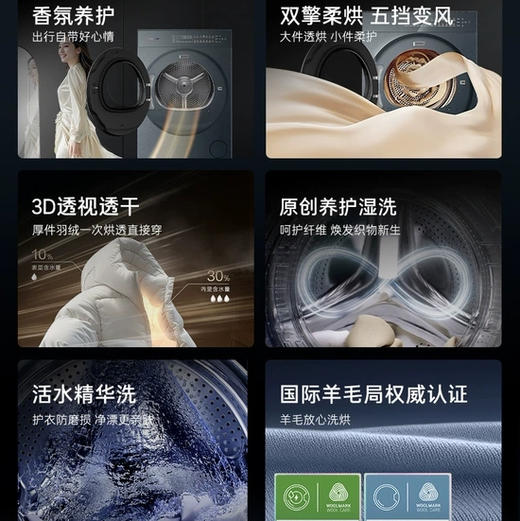 卡萨帝（Casarte）洗烘套装 CE B10LWGLDU1+CG S10TGGLDU1 商品图1