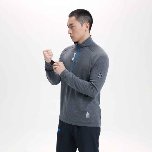 MILLET 觅乐TRILOGY三部曲乔拉斯系列男士半拉链抓绒衫 MIV10394 商品图0