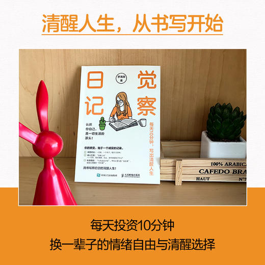 觉察日记：每天10分钟，写出清醒人生 罗海棠著 未来日记 成功励志书籍 个人成长 看清自己主动操控人生 商品图4