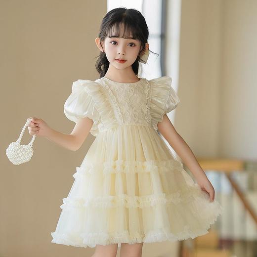 女童泡泡袖公主裙夏季新款女孩生日礼服裙子洋气儿童连衣裙100-140★娃娃优选 商品图4