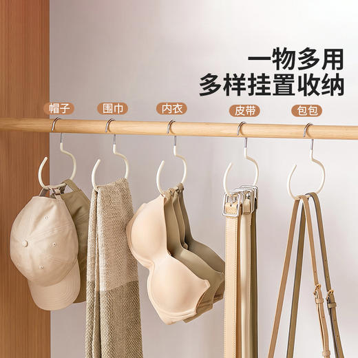 摩登主妇帽子收纳挂钩鸭舌帽棒球帽包包衣柜收纳神器多功能置物挂 商品图2