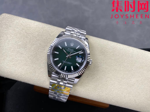 ARF劳力士日志型41mm 渐变绿 烟熏绿 丹东3235一体机 五珠链 904L钢 男士腕表 商品图4